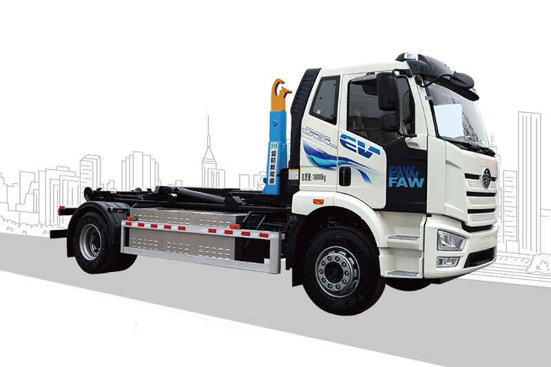 Pure Electric Carriage Detachable Garbage Truck