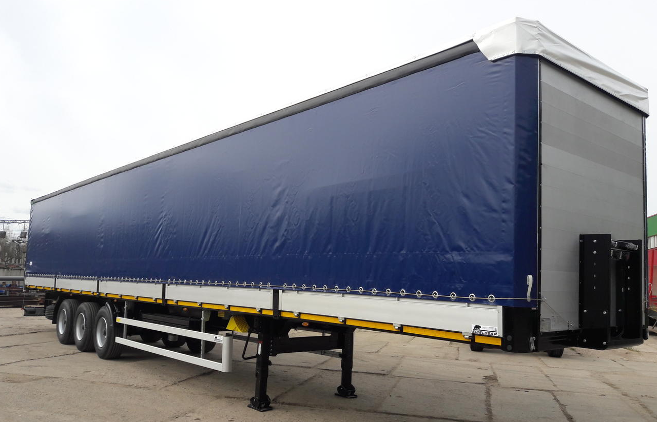 Curtain-sider semi trailer