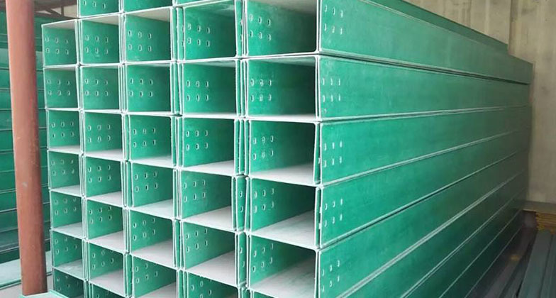 Glass fiber reinforced plastic bridge