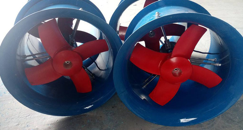 GFRP axial flow fan