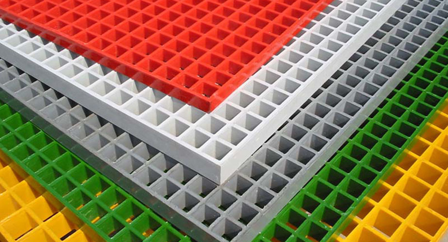 Glass fiber reinforced plastic molded grille