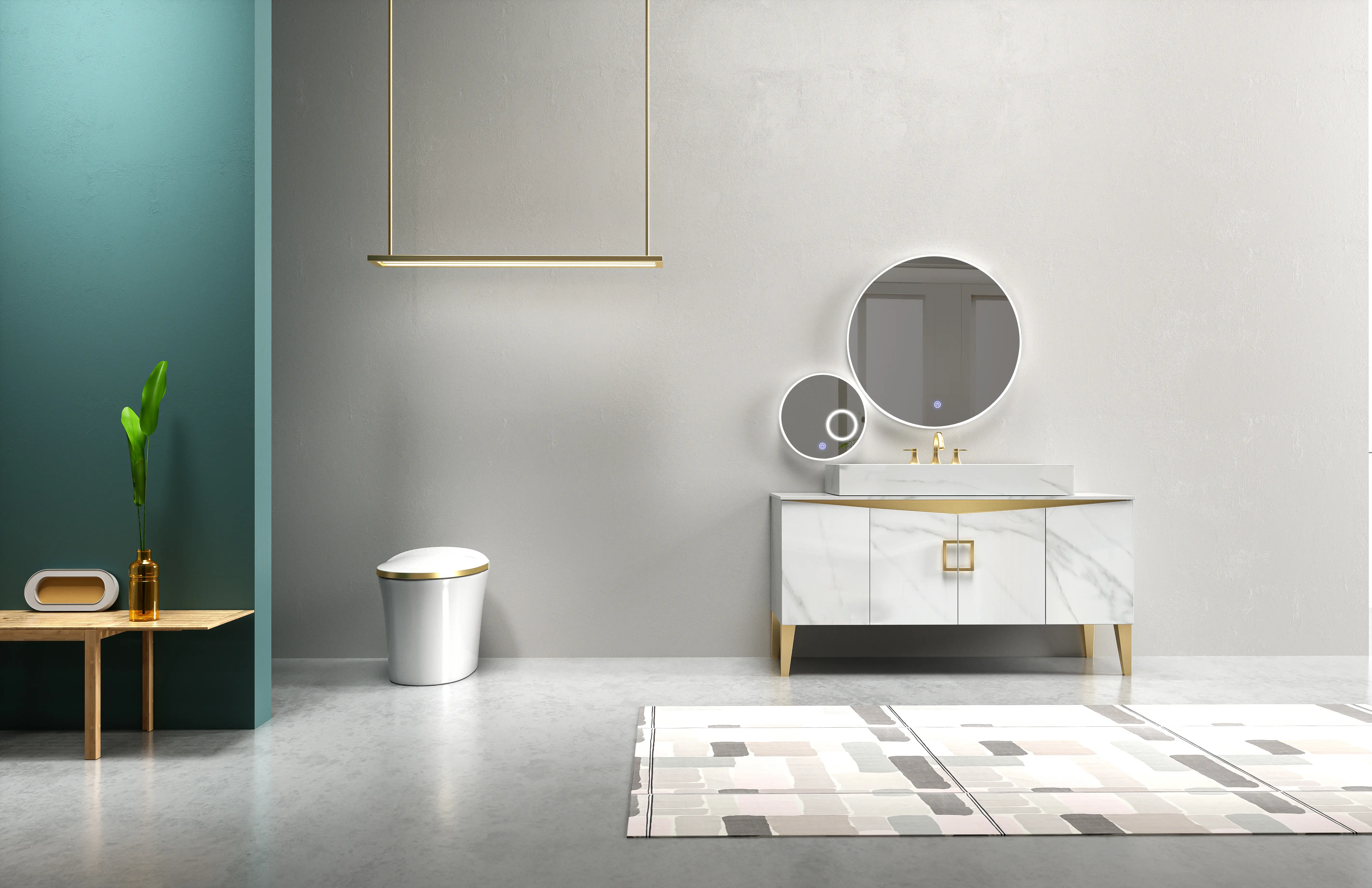 AF-1839-1500 Modern Bathroom Cabinet
