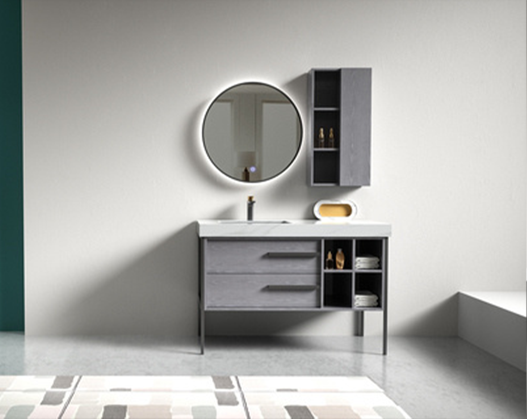 AF-1826-1000 Modern Bathroom Cabinet