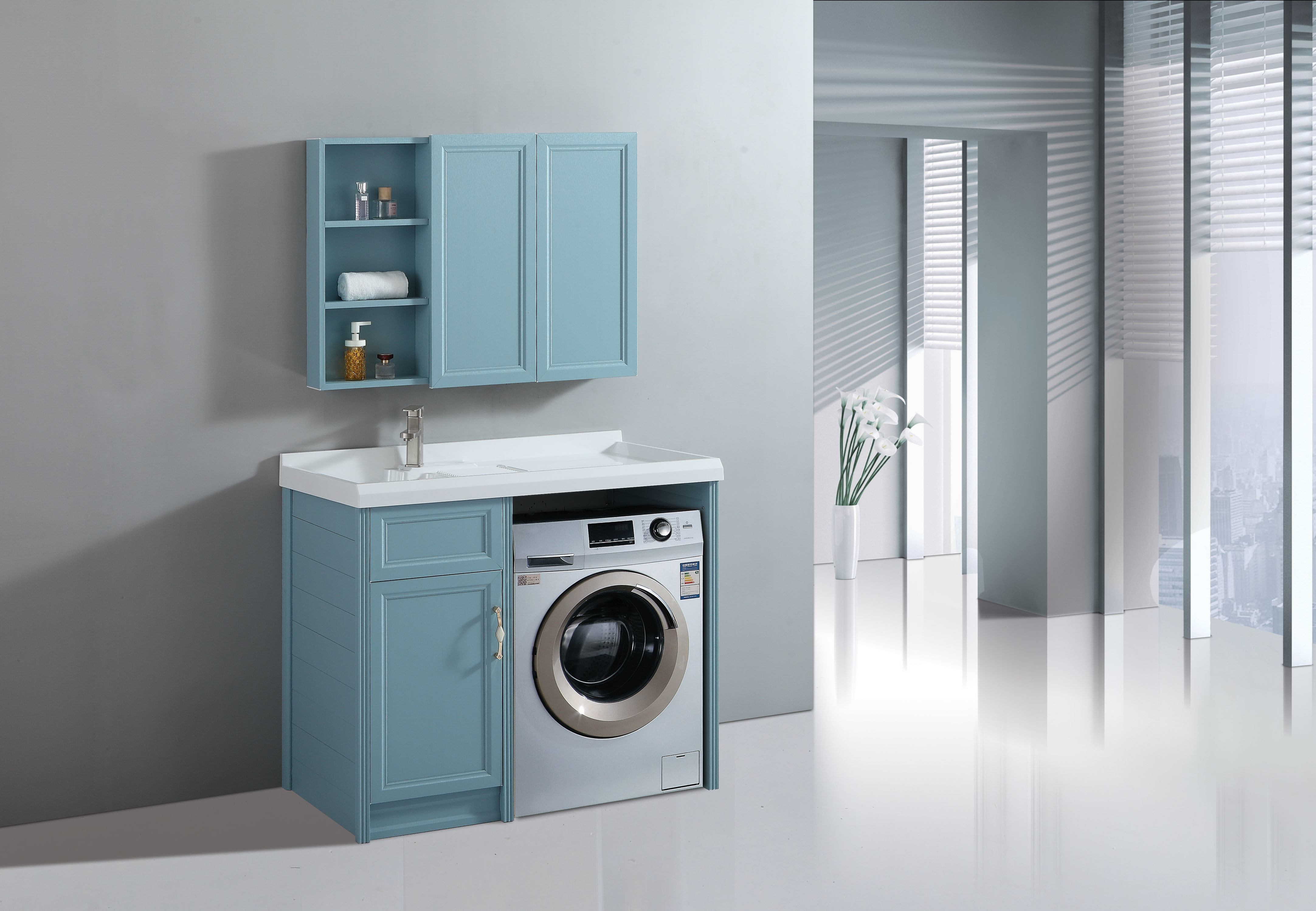 AF-1904 Washing Machine Bathroom Furniture