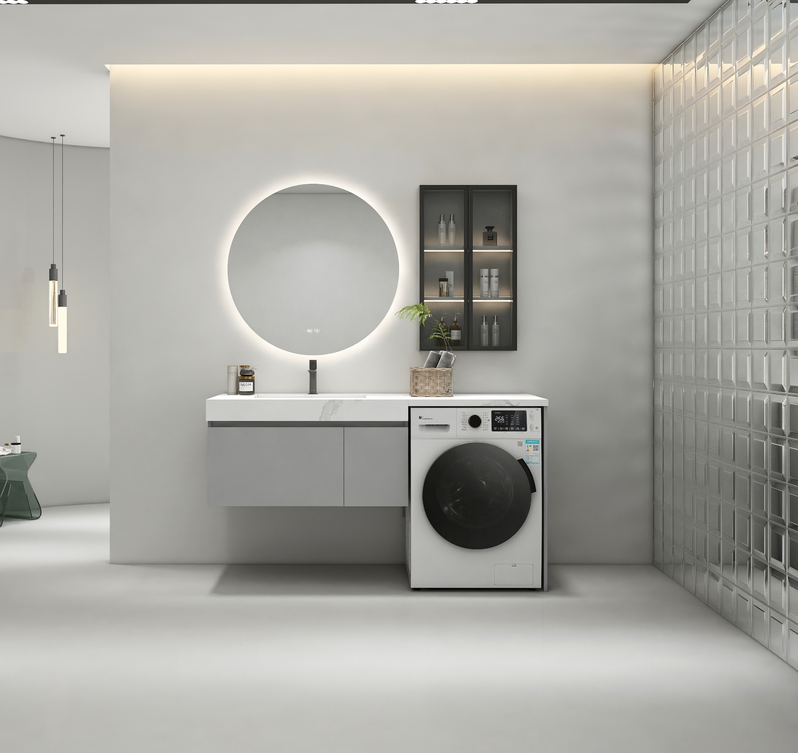 AF-3532-1600 Washing Machine Bathroom Furniture