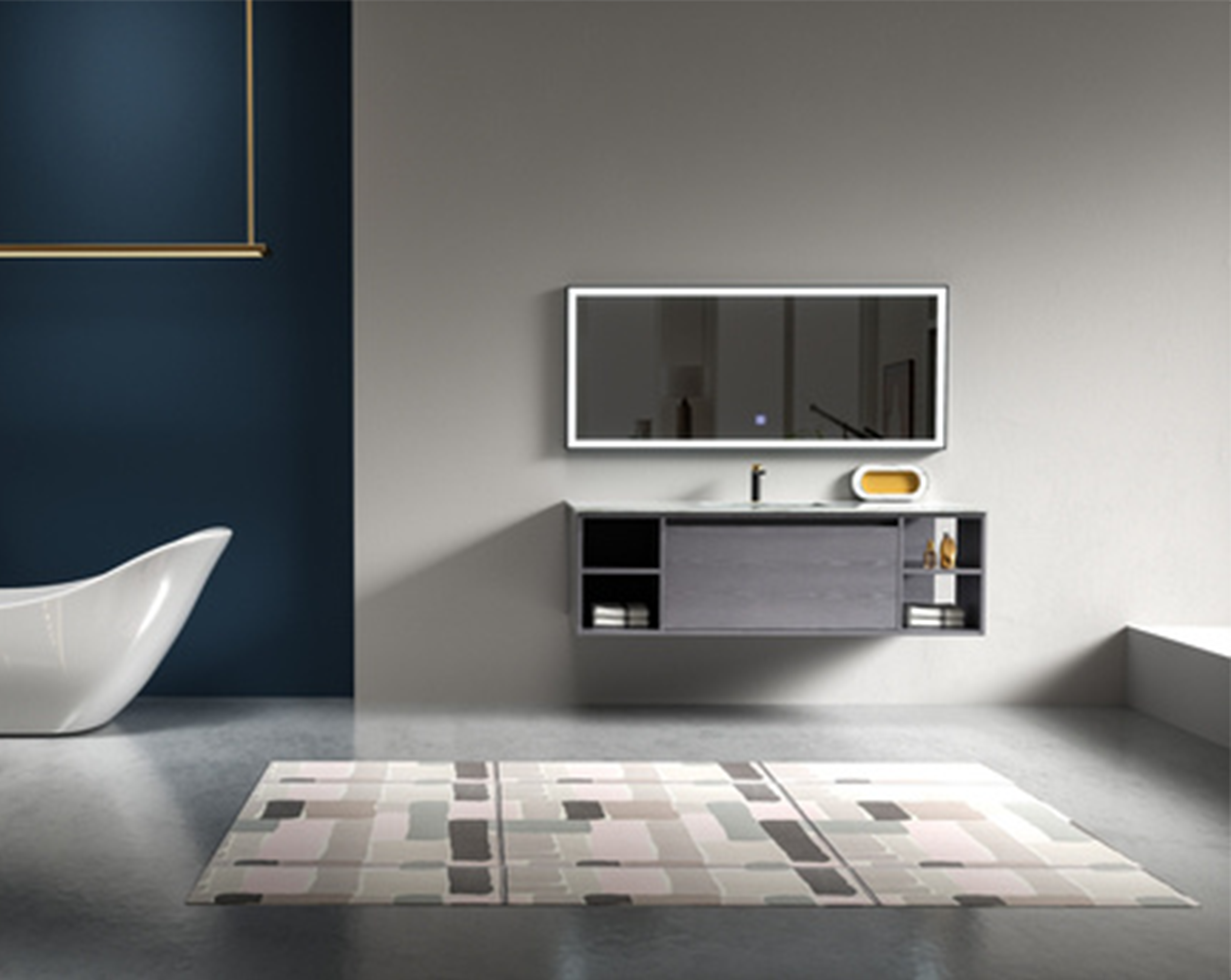 AF-1826-1500 Modern Bathroom Cabinet