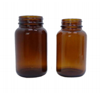 Teflon liner brown glass bottle