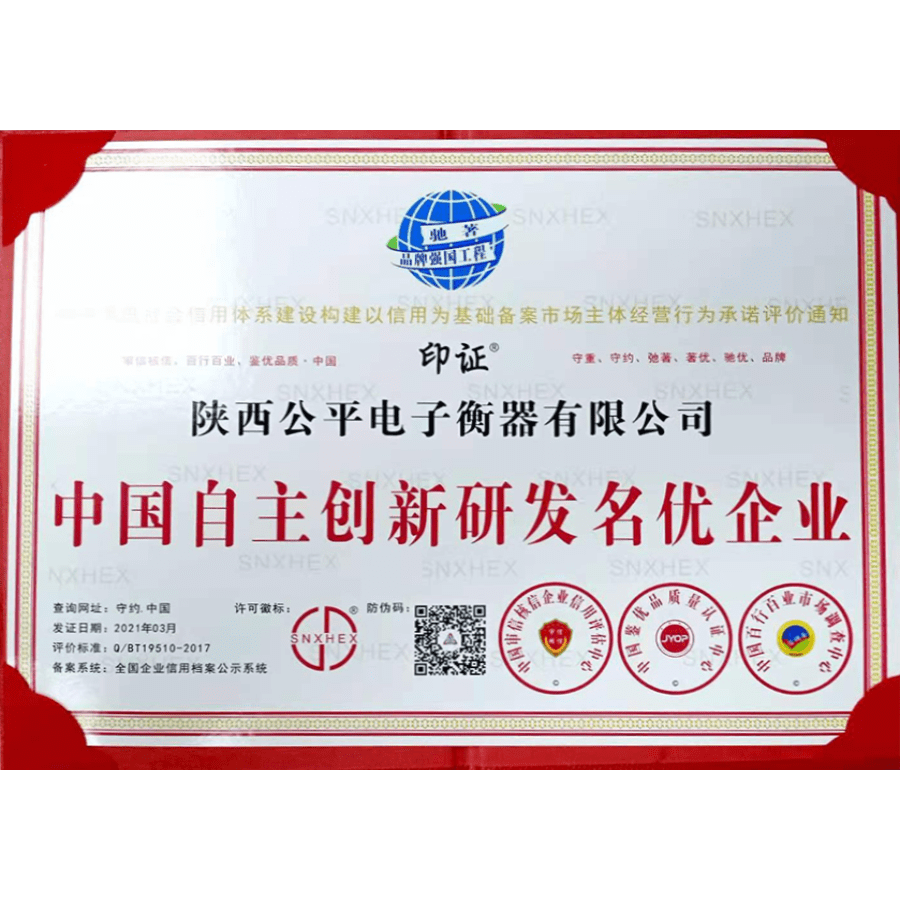 中國自主創(chuàng)新研發(fā)名優(yōu)企業(yè)