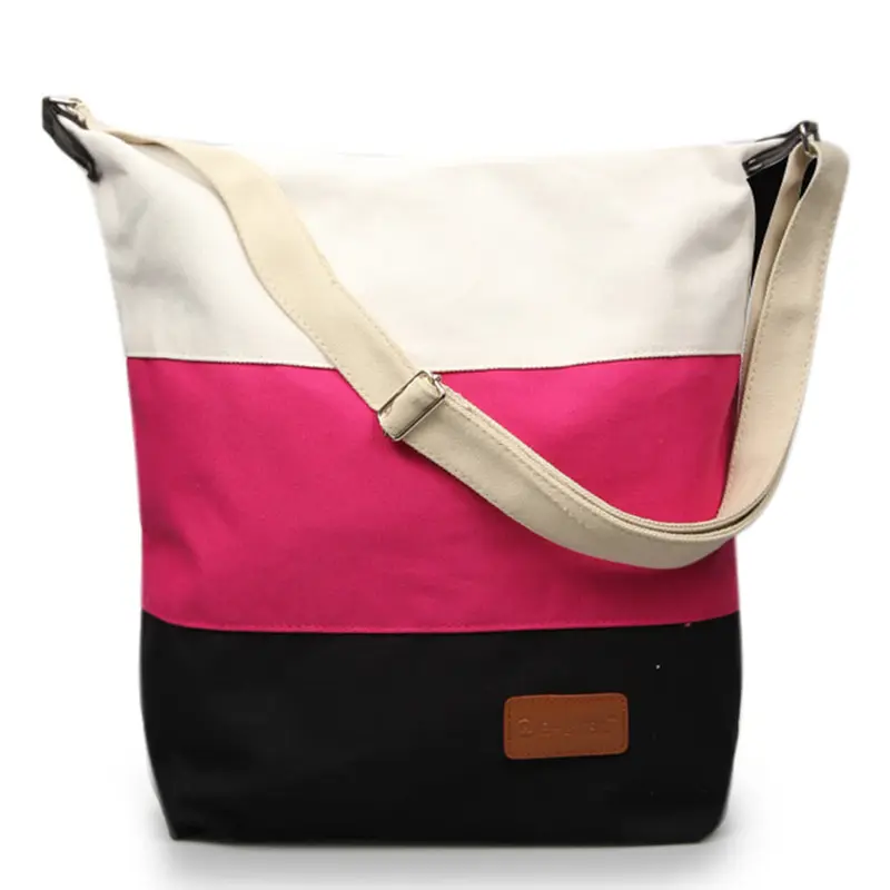 Cotton Messenger Bag canvas reusable totes canvas totes for storage
