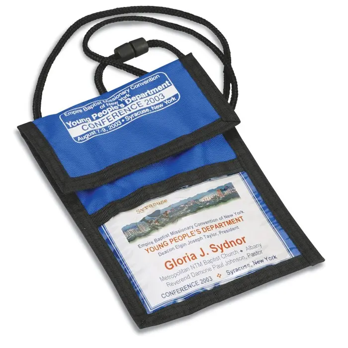 Custom badge holders Neck Wallet