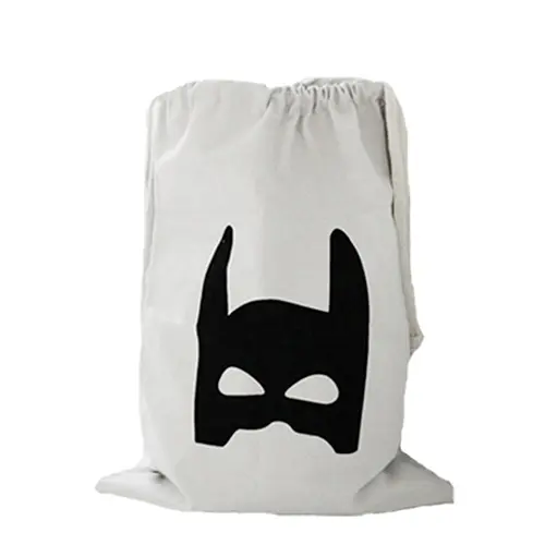 Useful Baby Toys Pouch Canvas Storage Bags Cute Bear Batman Laundry Bag