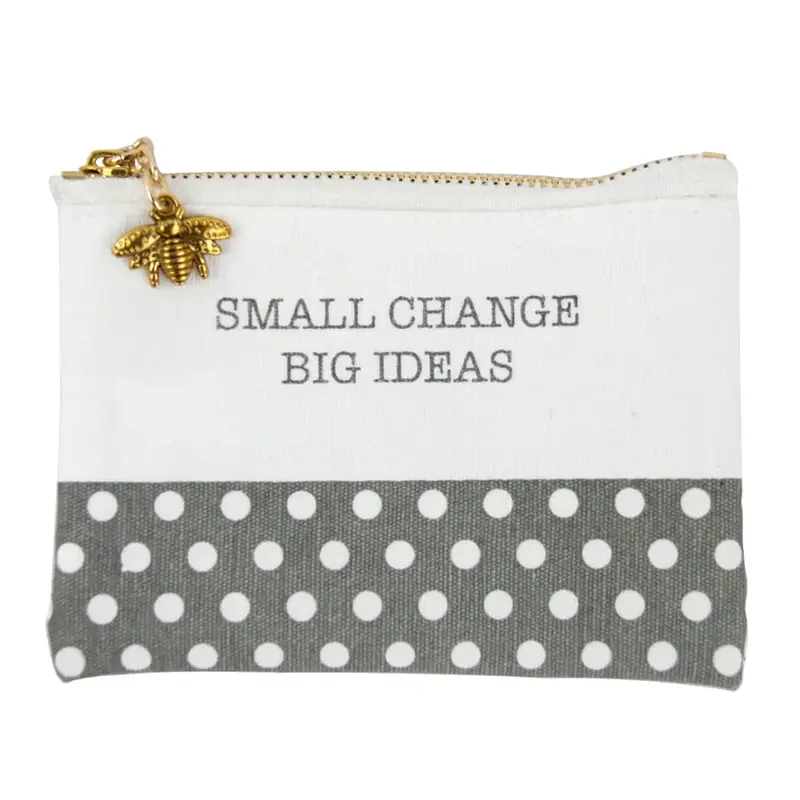 Wave point pattern wallet purse