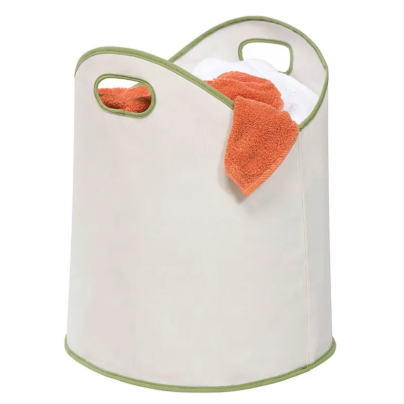 Large Load Canvas Laundry Basket