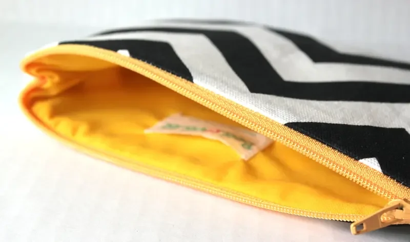 Custom Fashion Chevron Makeup Bag