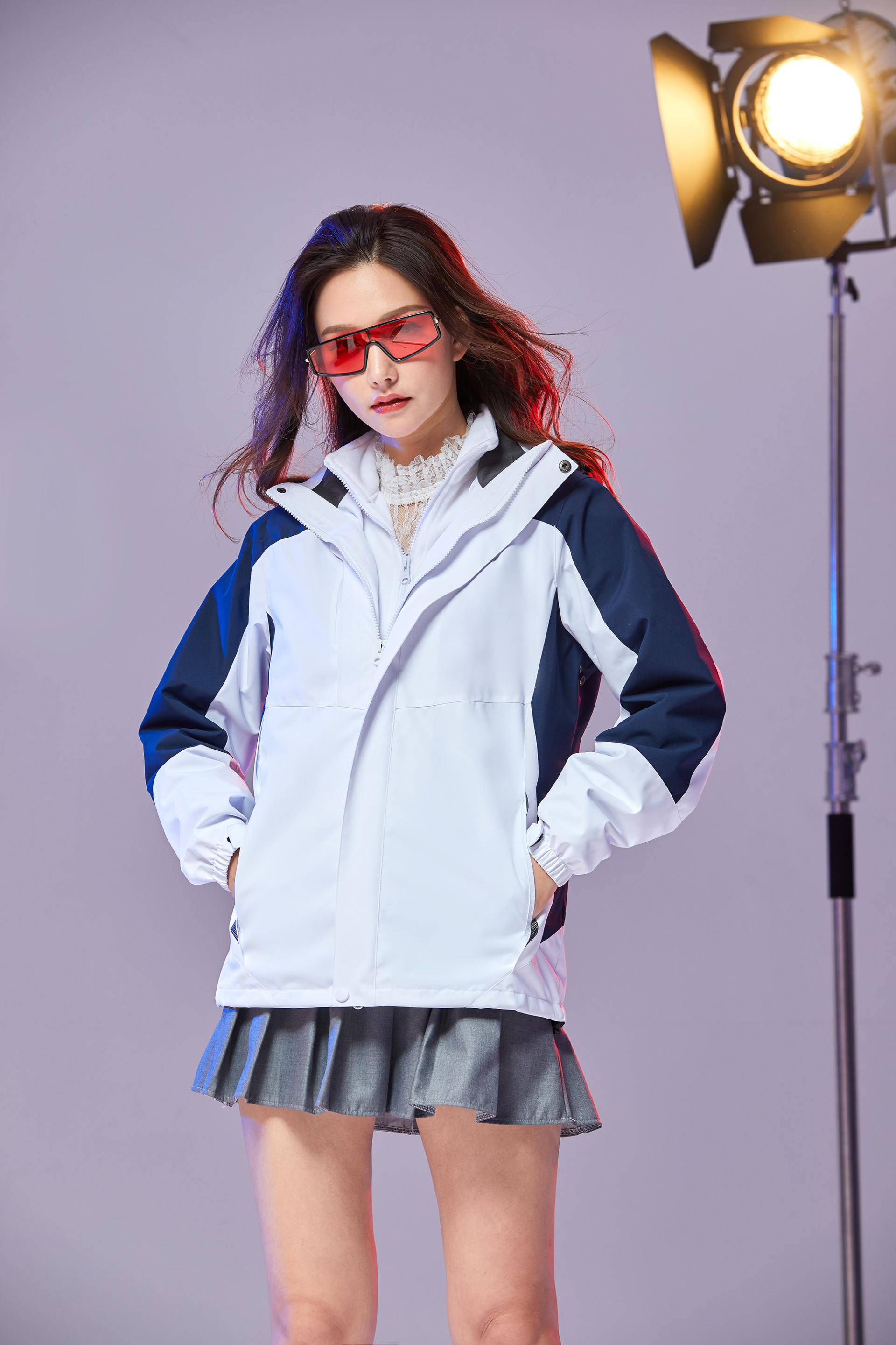 Hot selling customized outdoor jacket water-resistant breathable winter jacket ski 3 in 1 Jacket