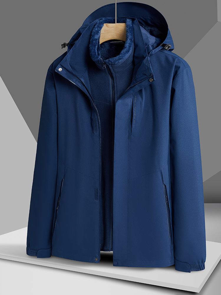 Customized superior quality outdoor waterproof jacket 3 in 1 jacket clothing winter jacket