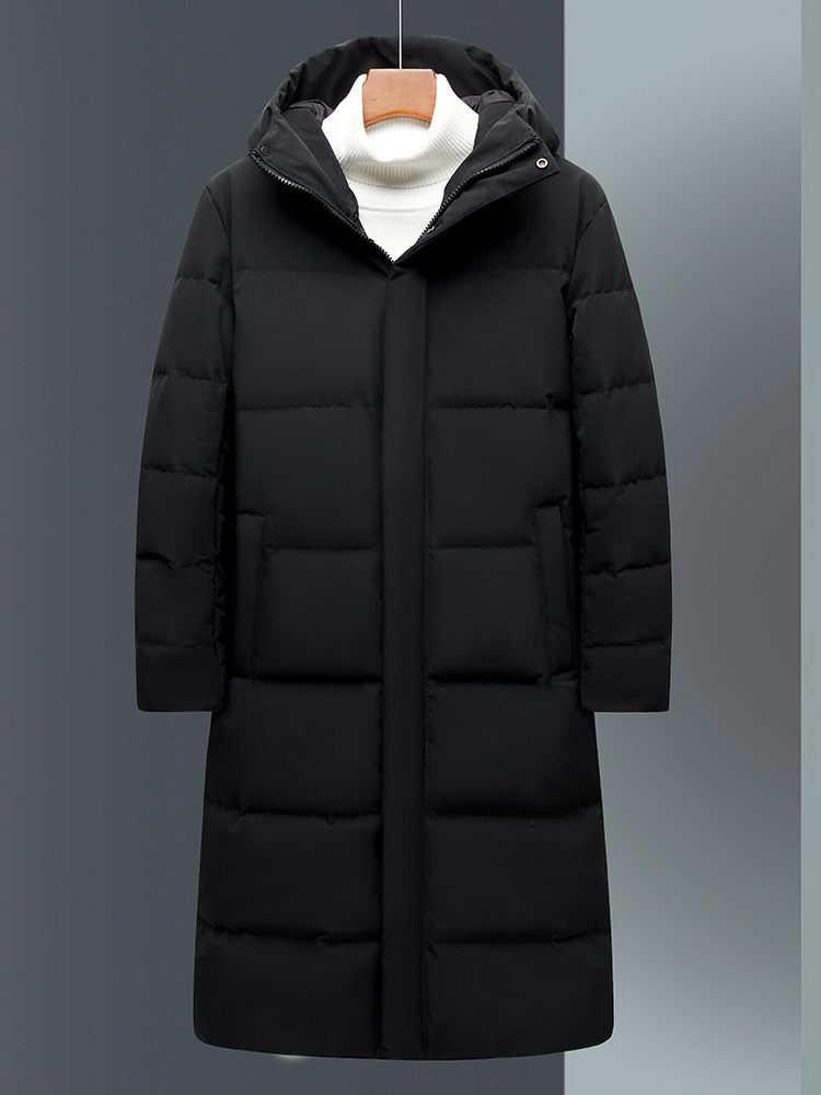 ODM OEM Winter New Plus Long Warm Thick Hood Parkas Jacket Coat Men Autumn Outwear Outfits Classic Windproof Pocket Parka 