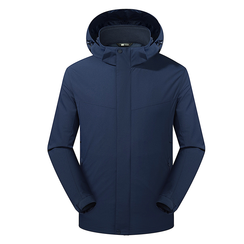 Custom made men's jacket ecpo-friendly  jaket outdoor sports 3 in 1 waterproof jacket