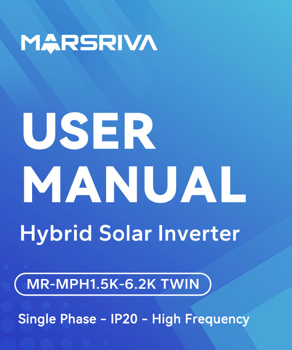 MR-SPH1500 / 3000 / 4200 TWIN / 6200 TWIN - User Manual