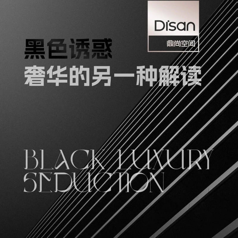 DISAN 鼎尚空间 | 黑色诱惑，奢华的另一种解读！