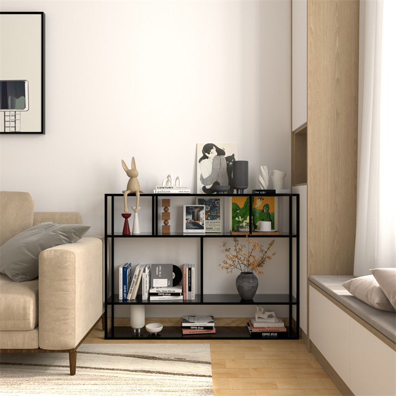 Modern Design Steel Shelves For Home Living Room Use