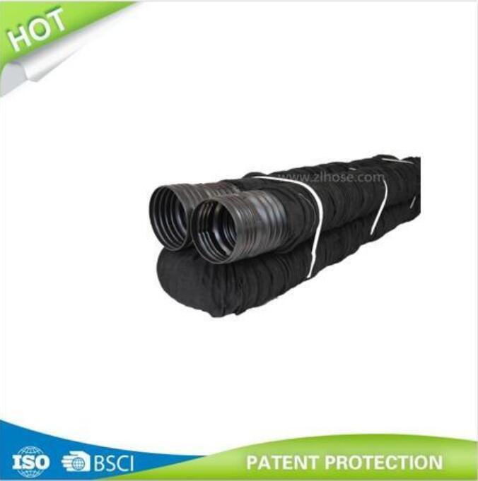 A2 D100mm Flexible Drain Pipe Perforated with Fabric Sock