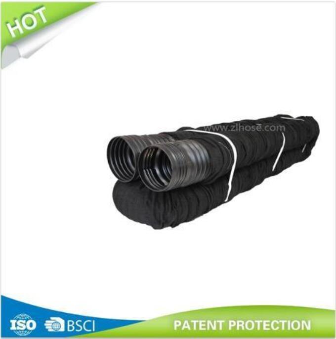 A2 D100mm Flexible Drain Pipe Perforated with Fabric Sock