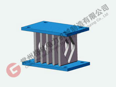 Bending type mild steel damper