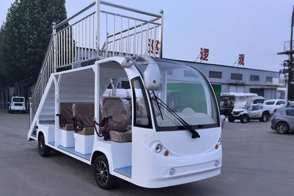 Modified bus speech stand