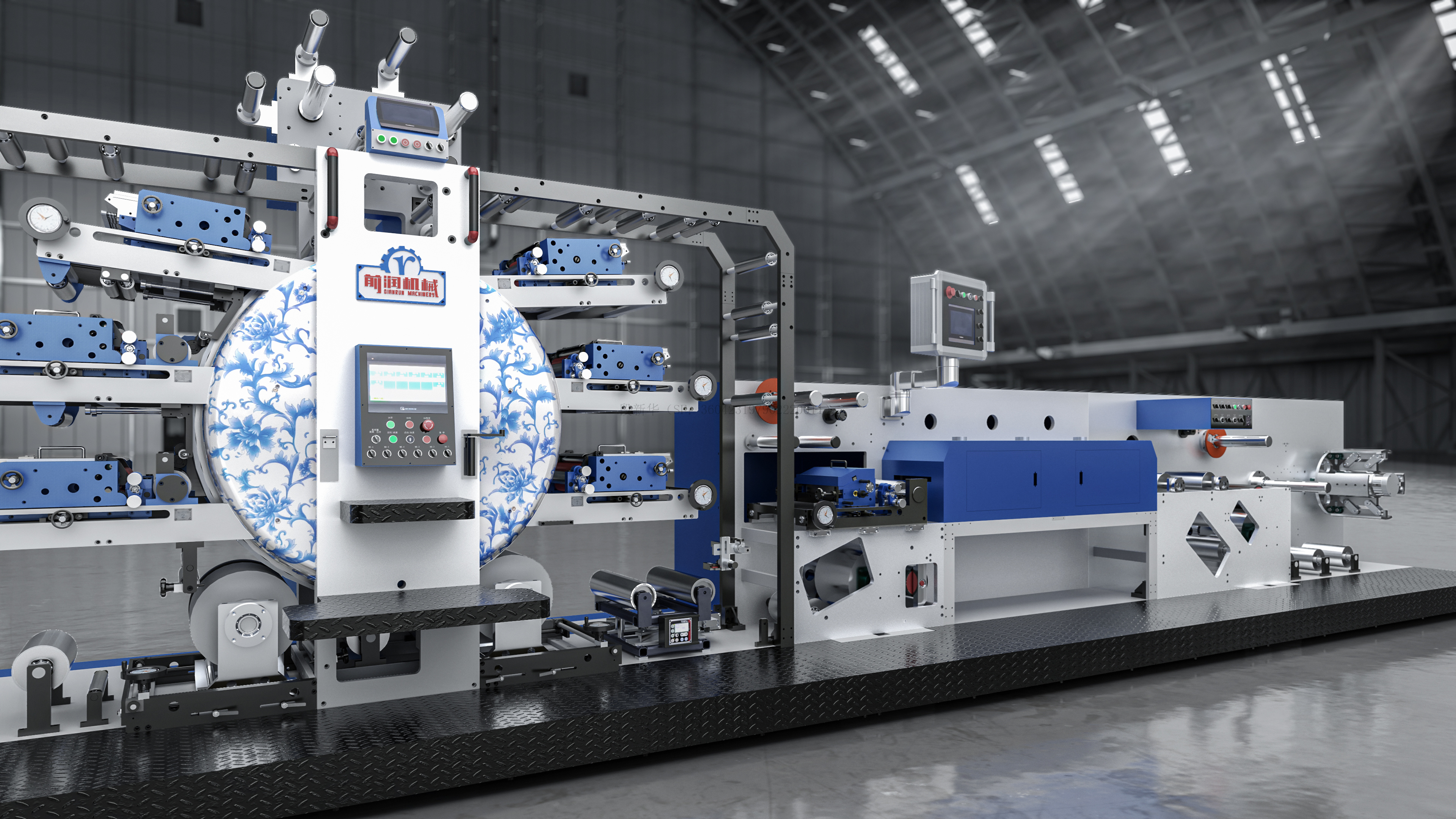 UV letterpress machine for roll to roll metal material ce certification