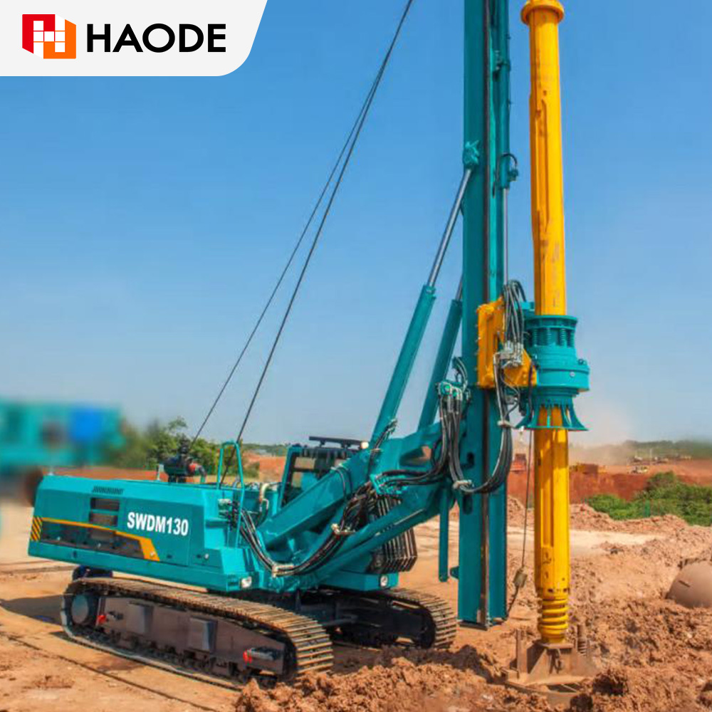 Advanced hydraulic crawler rotary drilling rig from China manufacturer
