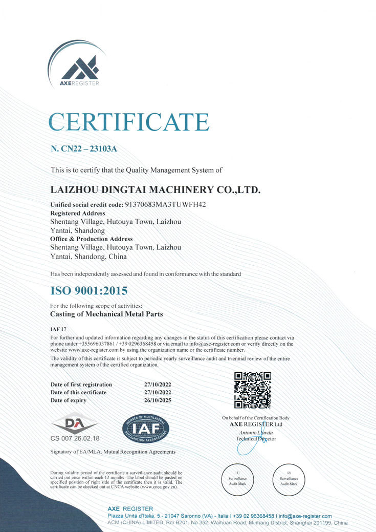 ISO 9001:2015 ISO 9001:2015