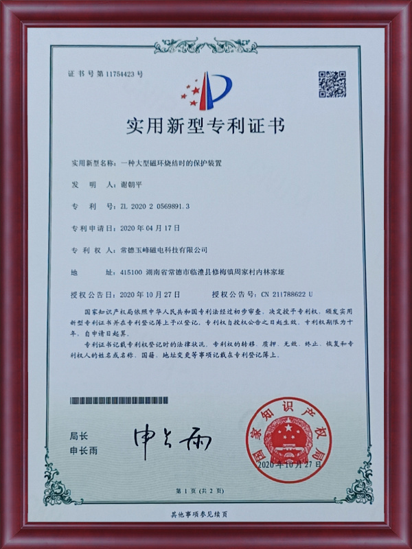 实用新型专利证书 (6) 实用新型专利证书 (6)