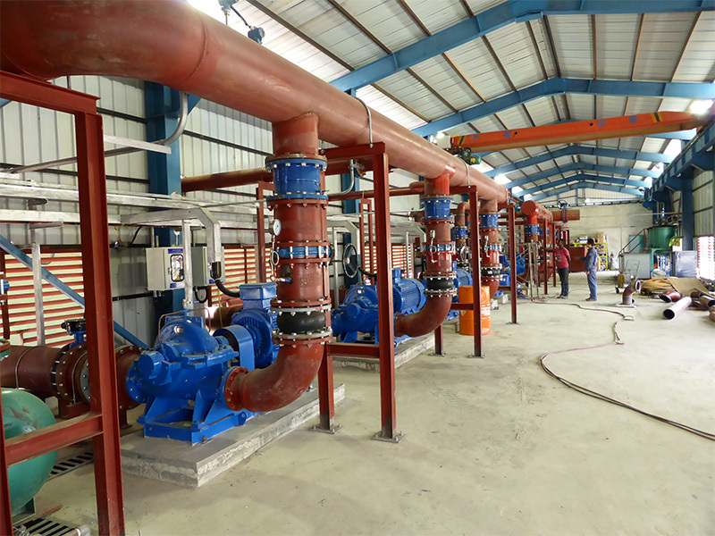 Water pump station