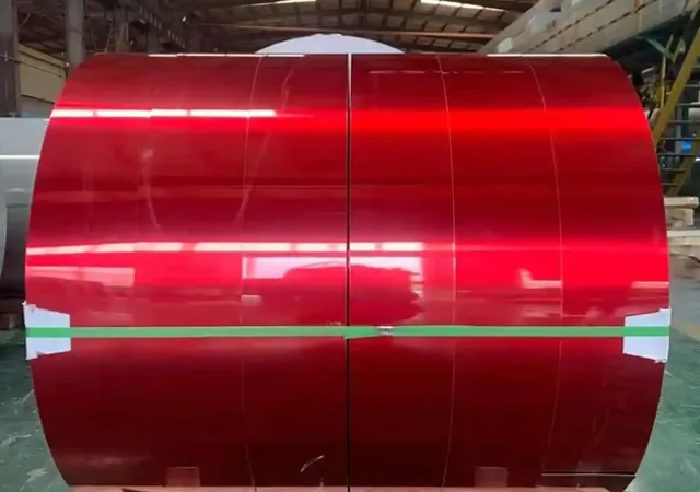 The use of color coated aluminum coil environment