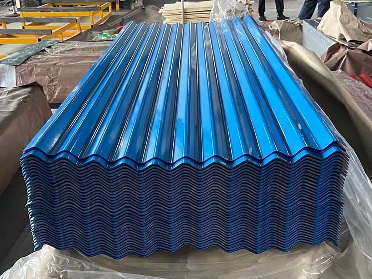 Color-coated corrugated steel sheet,roofing steel sheet 25-196-980 Color-coated corrugated steel sheet,roofing steel sheet 25-196-980