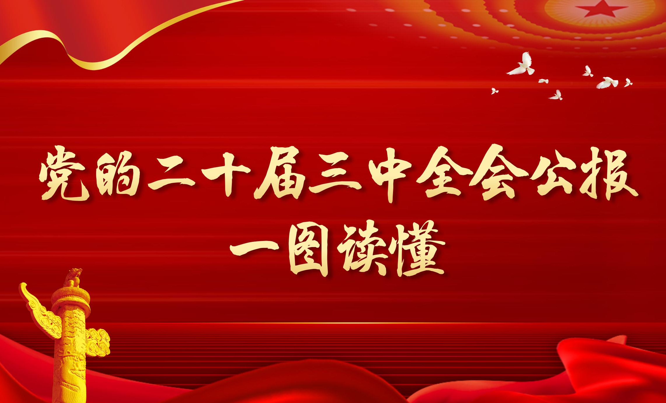 一图读懂：党的二十届三中全会公报