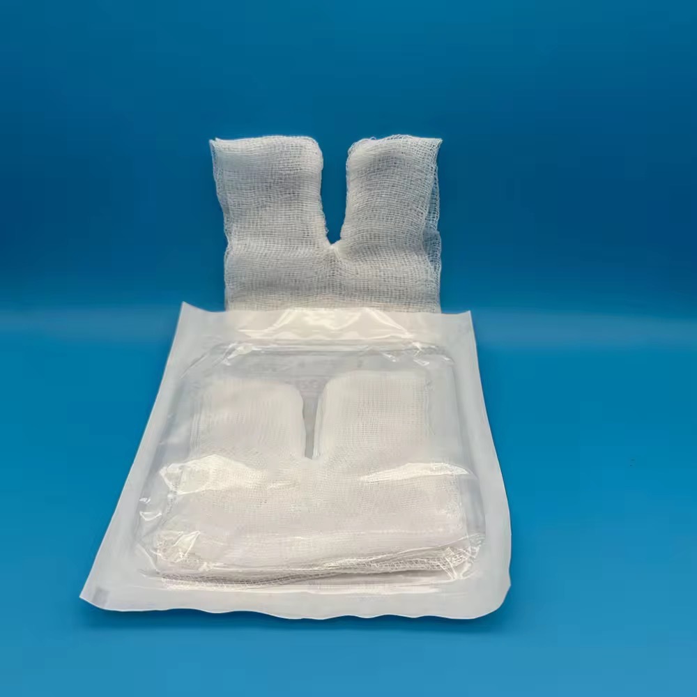 Gauze Sponge Tracheotomy Sterile 2's