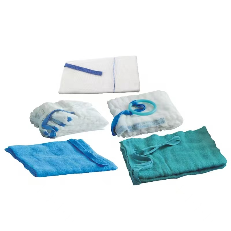 Lap Swab Dyed Blue Melted XRD Unwashed Non Sterile