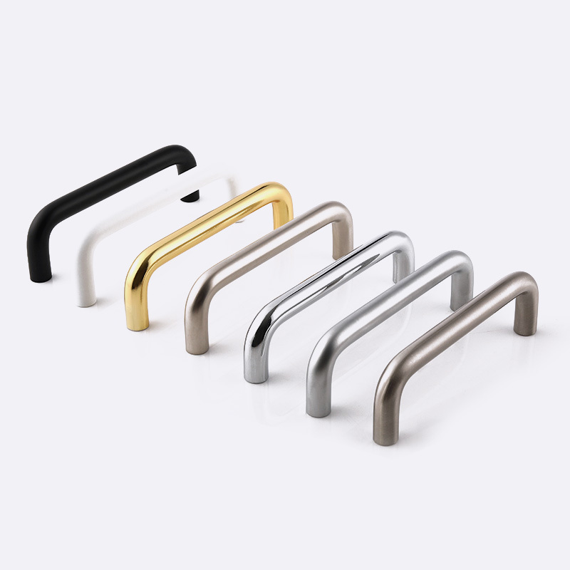 D-shaped iron pull handle