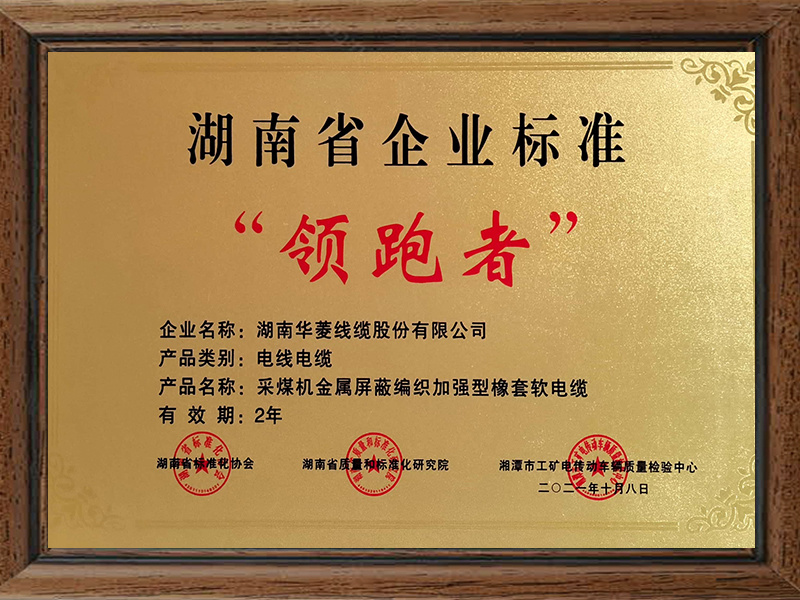 湖南省企业标准“领跑者”