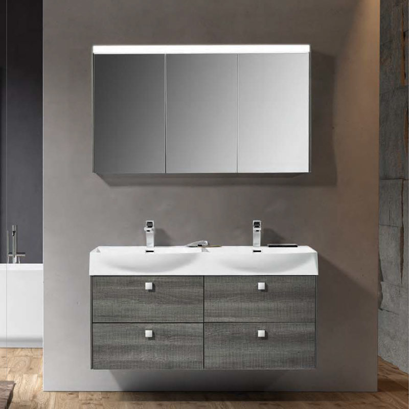 Bathroom cabinet installation method