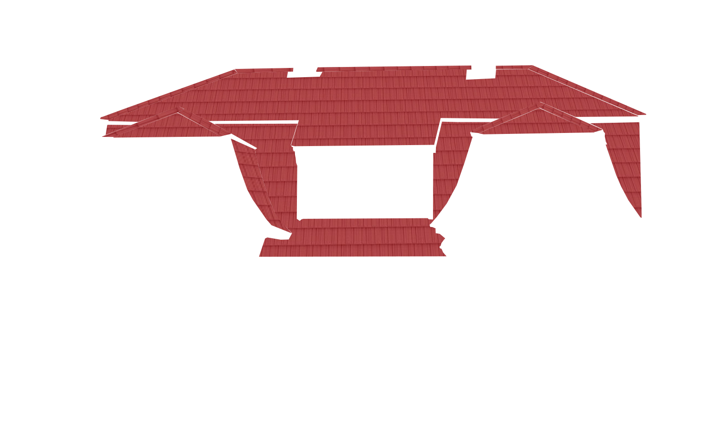 Steel coated roofing tiles