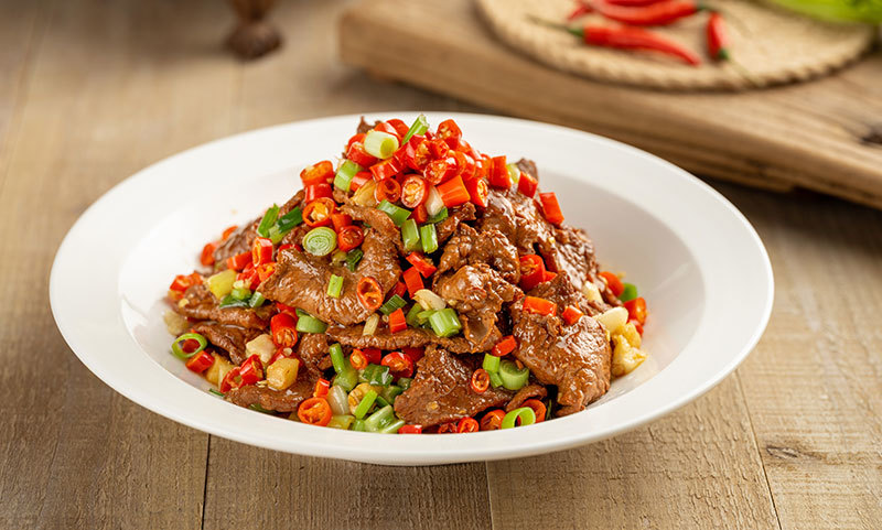 小炒黄牛肉