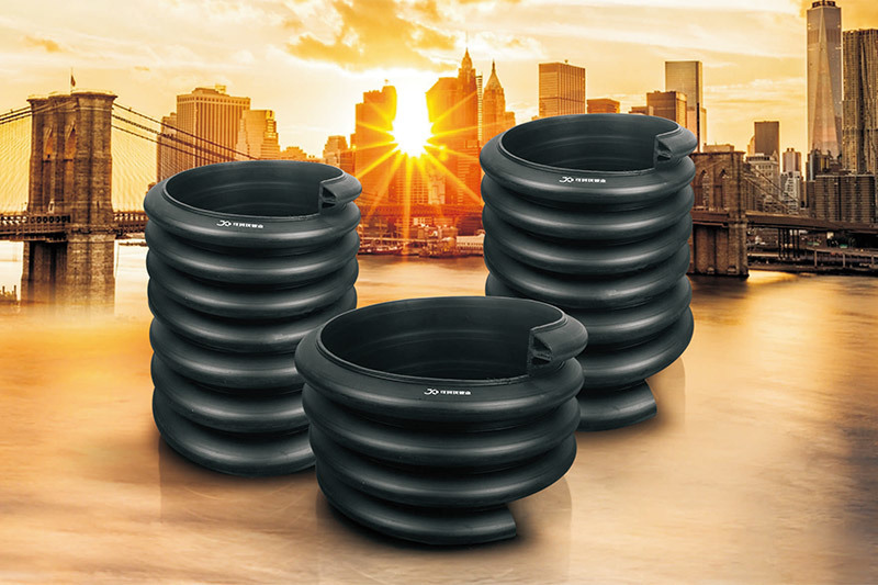 HDPE reinforced wound corrugated pipe