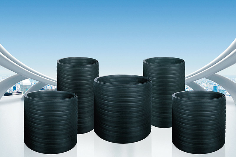 HDPE hollow wall winding pipe