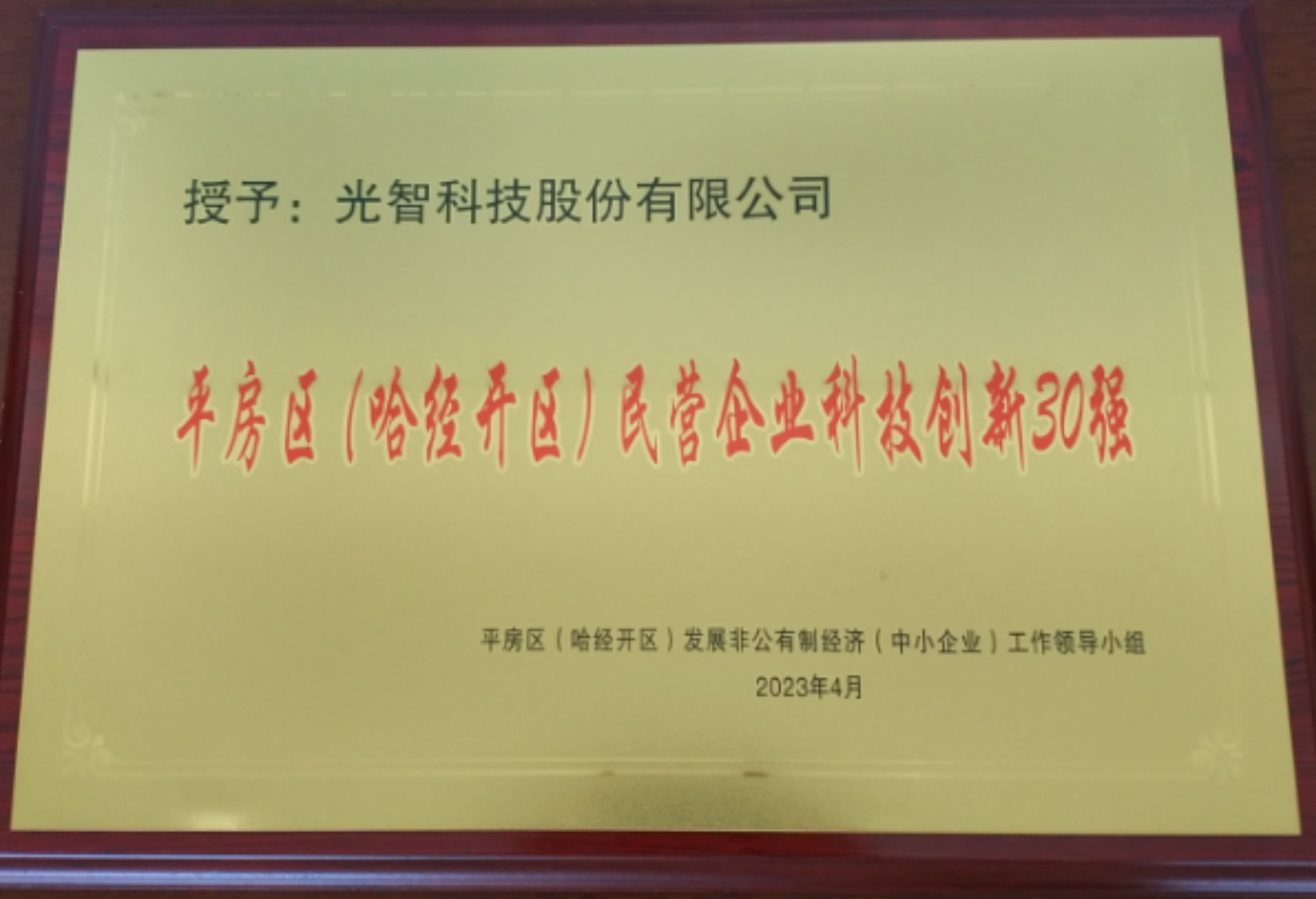 Top 30 Private Enterprises in the Economic Development Zone