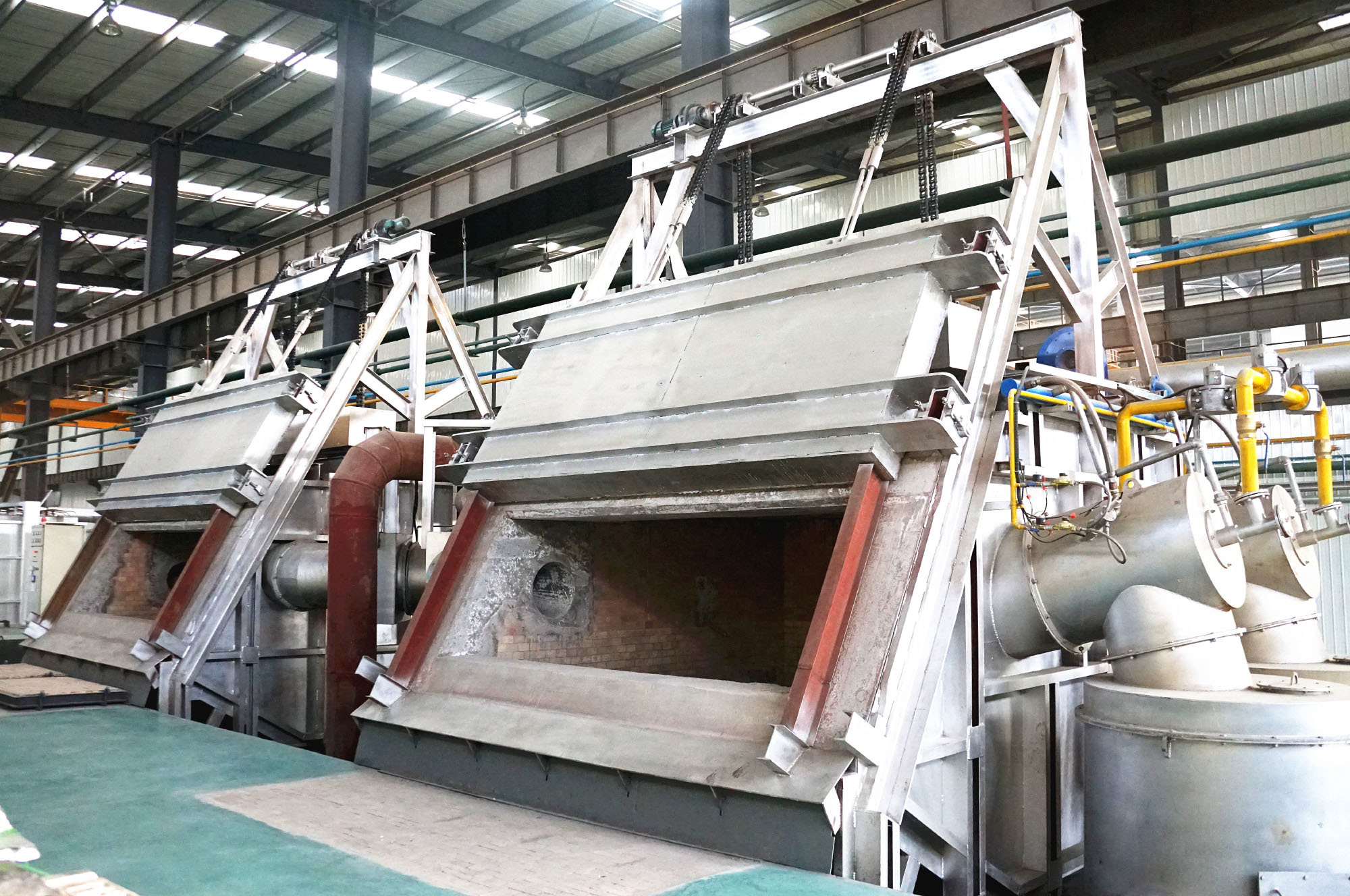 Melting and casting production line Melting and casting production line
