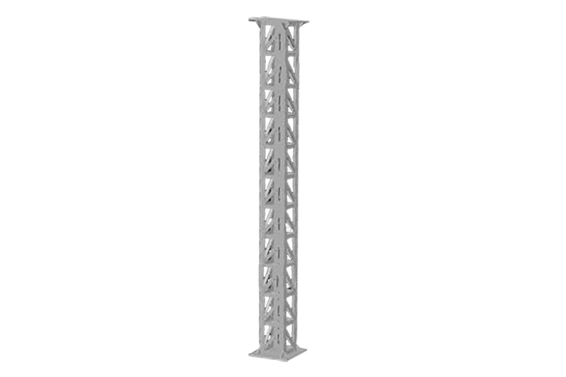 Lattice steel column