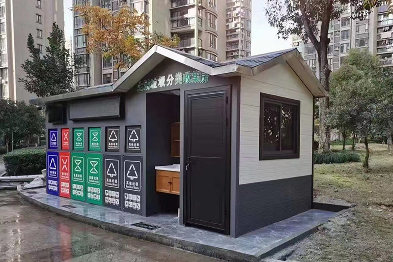 Steel structure garbage room